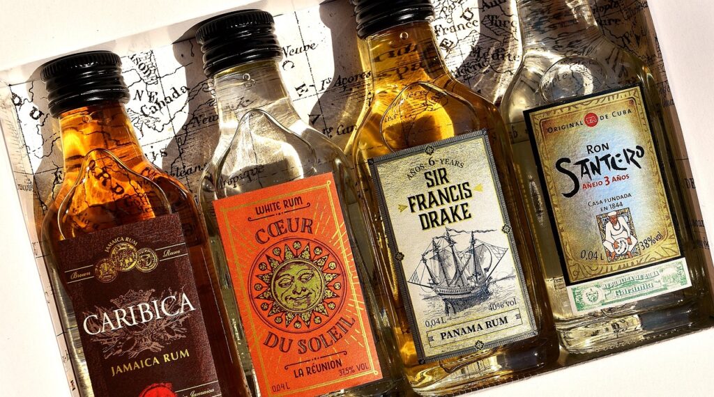 Bottles of Rum